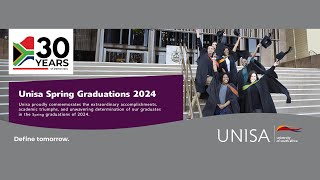 2024 Unisa Spring Graduation  02 October 2024 1800 PM Ceremony [upl. by Lennard]