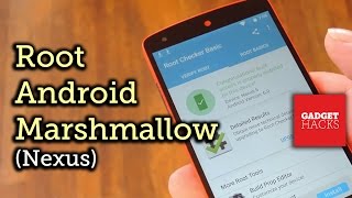 Root Android 60 Marshmallow on Any Nexus HowTo [upl. by Aernda]