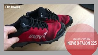 Inov8 XTalon 225 Trail Running Shoes Quick Review [upl. by Old]