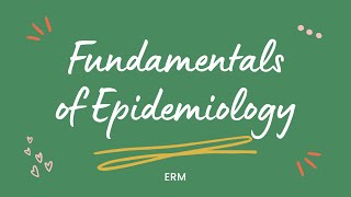 Fundamentals of Epidemiology Johns Hopkins University [upl. by Barnum]