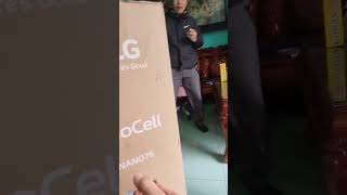 unbox LG 65 inch nanocell TV [upl. by Nika479]