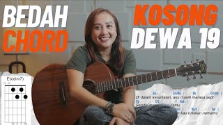 BEDAH CHORD  KOSONG DEWA 19  SEE N SEEGUITAR [upl. by Anerys241]