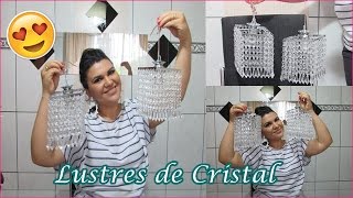 Lustres quotgêmeosquot de cristal lustres diy passoapasso millionaire shorts marketingdigital [upl. by Idelle784]