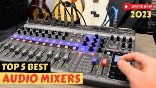 Top 5 Best Audio Mixers Of 2023  Audio Mixer  Review [upl. by Tade864]