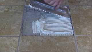 LATICRETE Pro Tips How to Remove and Replace a Chipped or Broken Tile [upl. by Ardnic]