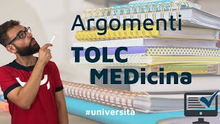 Cosa studiare per il TEST di MEDICINA  argomenti TOLC MED [upl. by Yasui975]