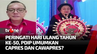 50 Tahun PDIP Apa Kejutan Mega  AKIP tvOne [upl. by Melva]