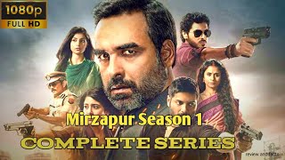 Mirzapur Season 1  Action Thrilled series Video Bollywood Action thrill series Review And Facts [upl. by Iy233]