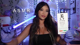 ASMR  Eye Exam Roleplay👩‍⚕️👁️ light triggers personal attention [upl. by Nations]