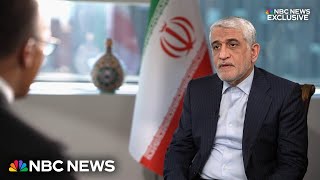 Iran’s UN Ambassador Extended Interview Part 2 [upl. by Pfeifer820]