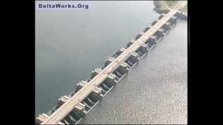 Deltawerken Deltaworks Aerial Footage [upl. by Bartlet927]