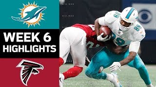 Dolphins vs Falcons  NFL Week 6 Game Highlights [upl. by Allehs]