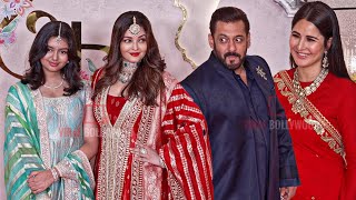 Salman Khan Aishwarya Rai Katrina Kaif at Anand Ambani  Radhika Merchant Wedding [upl. by Judi432]