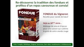 Fondue Grand Cru  Recette spéciale Viande Boeuf [upl. by Acinomaj598]