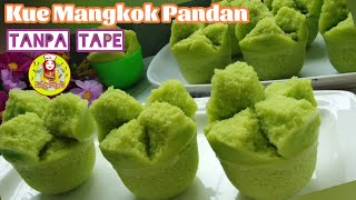 Sekali Coba Langsung Suka  Kue Mangkok Pandan Tanpa Tape [upl. by Alfonso74]