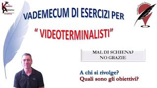 Vademecum per VIDEOTERMINALISTI [upl. by Asseret776]