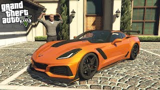 BUYING MY DREAM CAR IN GTA 5  2019 CORVETTE ZR1 GTA 5 REAL LIFE PC MOD [upl. by Prince]