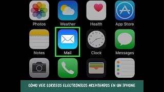 Cómo ver correos electrónicos archivados en un iPhone [upl. by Jereld]