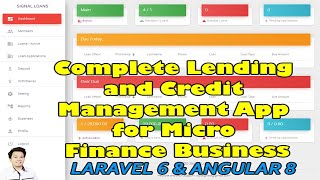 Lending and Credit Management App for Micro Finance Business  Free Source Code Download [upl. by Auka]