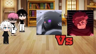 Jujutsu kaisen react to Sasuke as new studentSASUKE VS SUKUNA [upl. by Moon340]