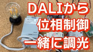 大野技術研究所の機器を使ってDALIから位相制御のフィラメントLED電球（Siphon）の動作検証をしてみた [upl. by Akeryt]