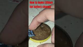 LITHIUM ION BATTERY CHARGER FROM TP4056 AND PVC PIPE tp4056 lithiumbattery charger shortsfeed [upl. by Va]