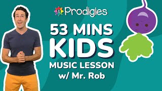 Learn Music Singing amp Rhythm  Mr Rob Compilation for Kids  Solfege Rhythm Colors Notes [upl. by Ayrad]