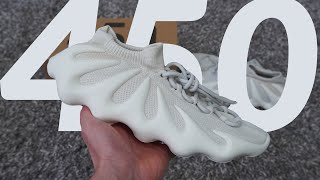 THESE ARE INSANE Adidas Yeezy 450 Cloud White [upl. by Nosiram]