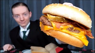 McDonalds NEW Cheesy Jalapeno Bacon Quarter Pounder Review [upl. by Ecinnej]