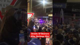 🏉 Streets Of Belmore After Bulldogs VS Raiders Win nrl rugbyleague canterburybulldogs 🔵⚪️ [upl. by Funk405]