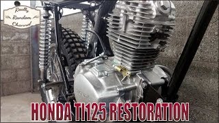 1975 Honda TL125 K2 Full Restoration Episode 5 [upl. by Iredale]