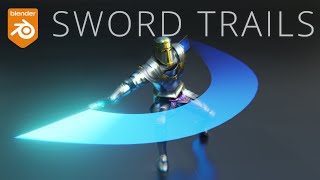 Procedural Sword Trail Effect  Blender Tutorial [upl. by Neddy58]