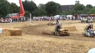 Rasenmäherrennen Waltrop 01092013 Lawnmower race in Waltrop Germany [upl. by Chellman]