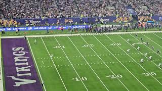 Vikings vs Jets kickoff [upl. by Notak]