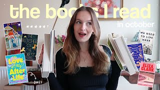 every book I read in october from WORST to BEST 🫣 october reading wrap up [upl. by Pillow]