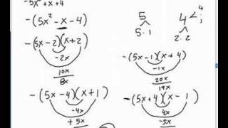 Factoring Trinomials  Guessing Part 4 [upl. by Martel]