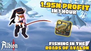 Easy Fishing in the Roads of Avalon  Earned 195m Silver Profit  Lofi Music  Albion Online [upl. by Nylitak775]