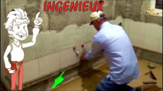 Carreler une cuisine avec des carreaux de céramique [upl. by Caddric]