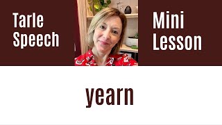 How to Pronounce YEARN  SHORTS Quick English Pronunciation Mini Lesson [upl. by Solracnauj]