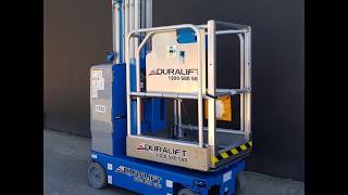 Duralift Mast Lift GR20 Vertical Lift [upl. by Nell4]