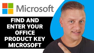 How to Find and Enter your Office Product Key Microsoft  Microsoft Tutorial 2024 [upl. by Anett]