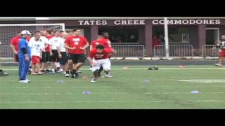 Klay Arthur FB Class of 2011 National Underclassmen Football Combine CampLexington [upl. by Yesnil]