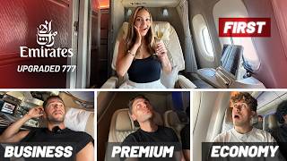 Reviewing Emirates 3 BILLION Upgrade on the 777 First Class Business Premium Economy [upl. by Parsifal]