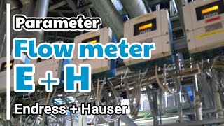 Parameter pada flowmeter Endress hauser promag 50 [upl. by Valsimot]