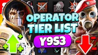 The ULTIMATE Y9S3 Tier List in Rainbow 6 Siege [upl. by Eart45]