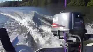 Yamaha 5hp outboard [upl. by Leahcir]