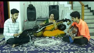 Aapki nazuron ne samjha old Hindi song played in veene [upl. by Yrgoerg]