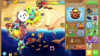 BTD6  Boss Rush Week 1 Map 4 Bloonarius 93 Kills [upl. by Biddle]