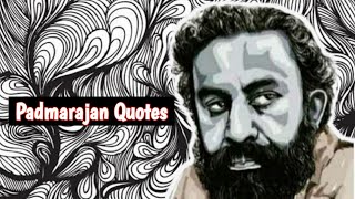 Padmarajan Quotes  A Tribute [upl. by Jordison640]