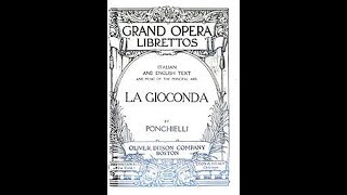 LA GIOCONDA 1939 Live  Milanov Martinelli in Improved Sound [upl. by Leiuqese727]